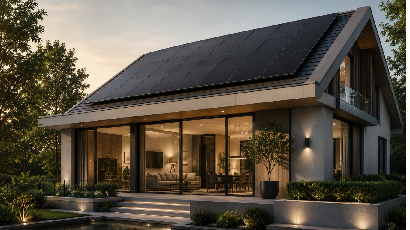 Modern luxury house concept